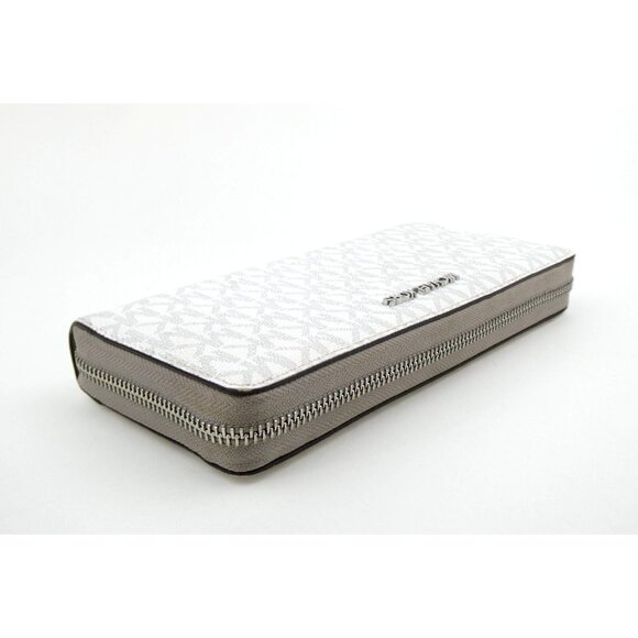 Michael Kors Jet Set Travel Continental Wallet Monogramed MK Logo - Picture 4 of 12